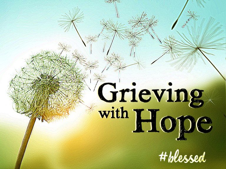 November 12, 2017 message: “Grieving with Hope” – Lake Harbor UMC
