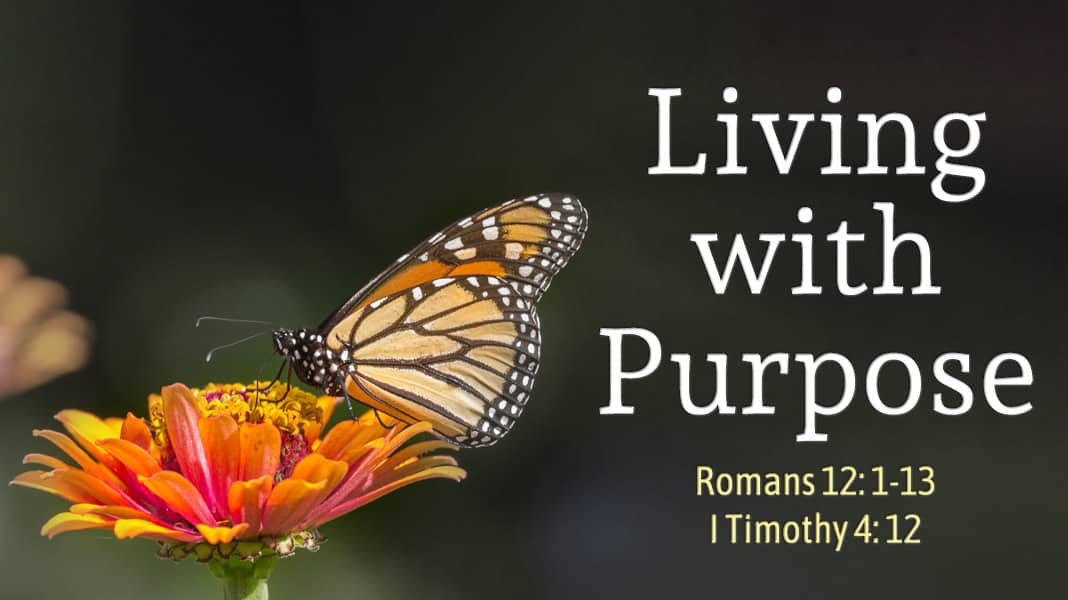 July 28, 2024: Living with Purpose