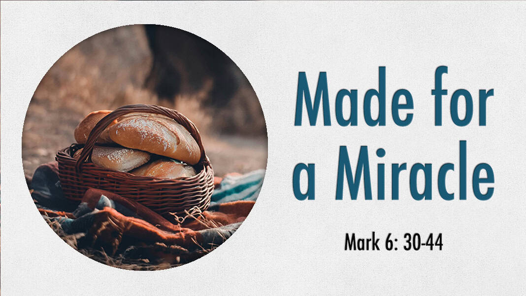 October 27, 2024: “Made for a Miracle”