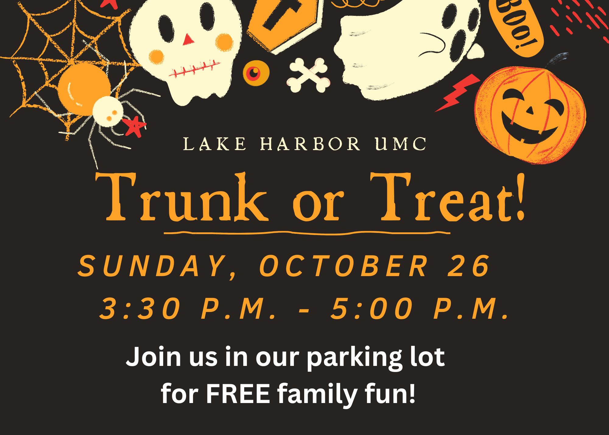 Trunk or Treat Announcement